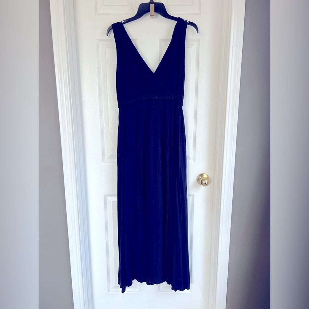 Dalia Deep Blue Maxi Dress